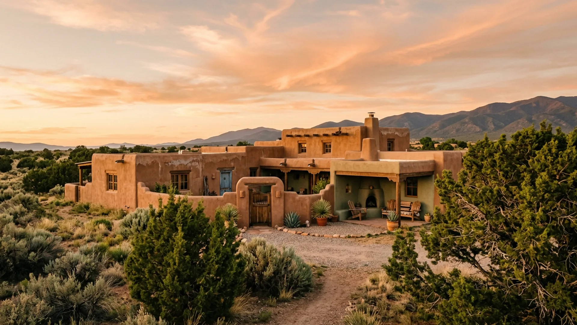 Taos adobe property managed by Taos Host Co.